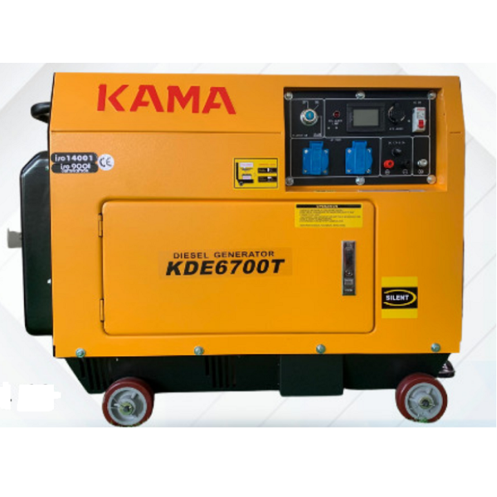 дизельний генератор Kama kde6700t